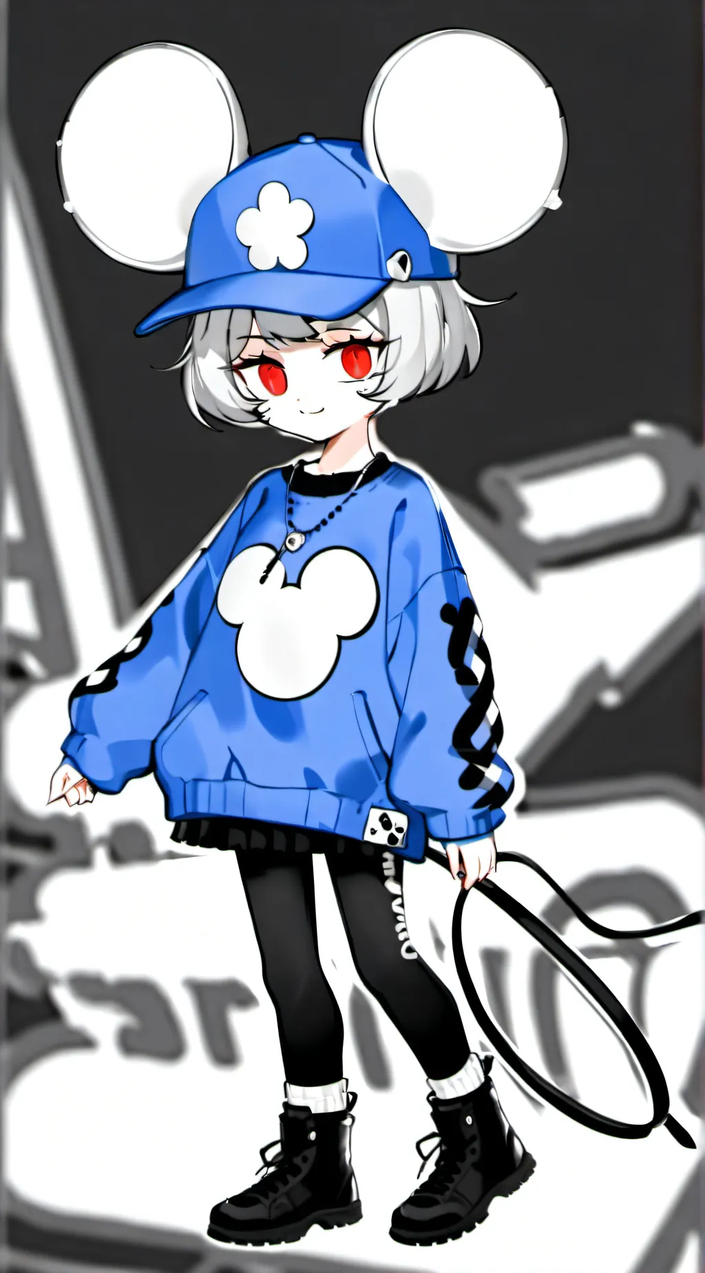 ai character: Luna the mouse background