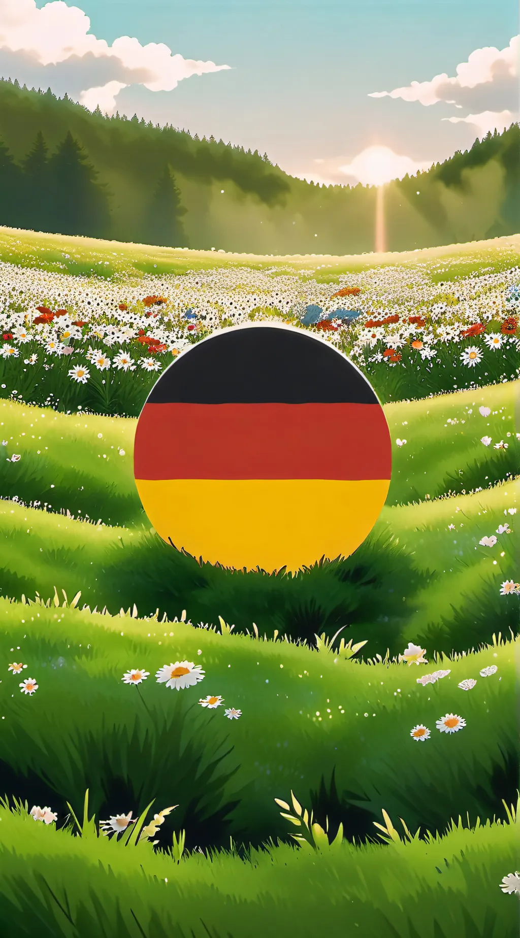 ai character: deustchland background