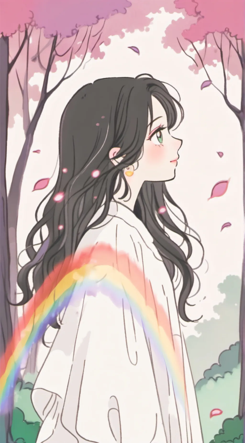 ai character: Rainbow friends  background