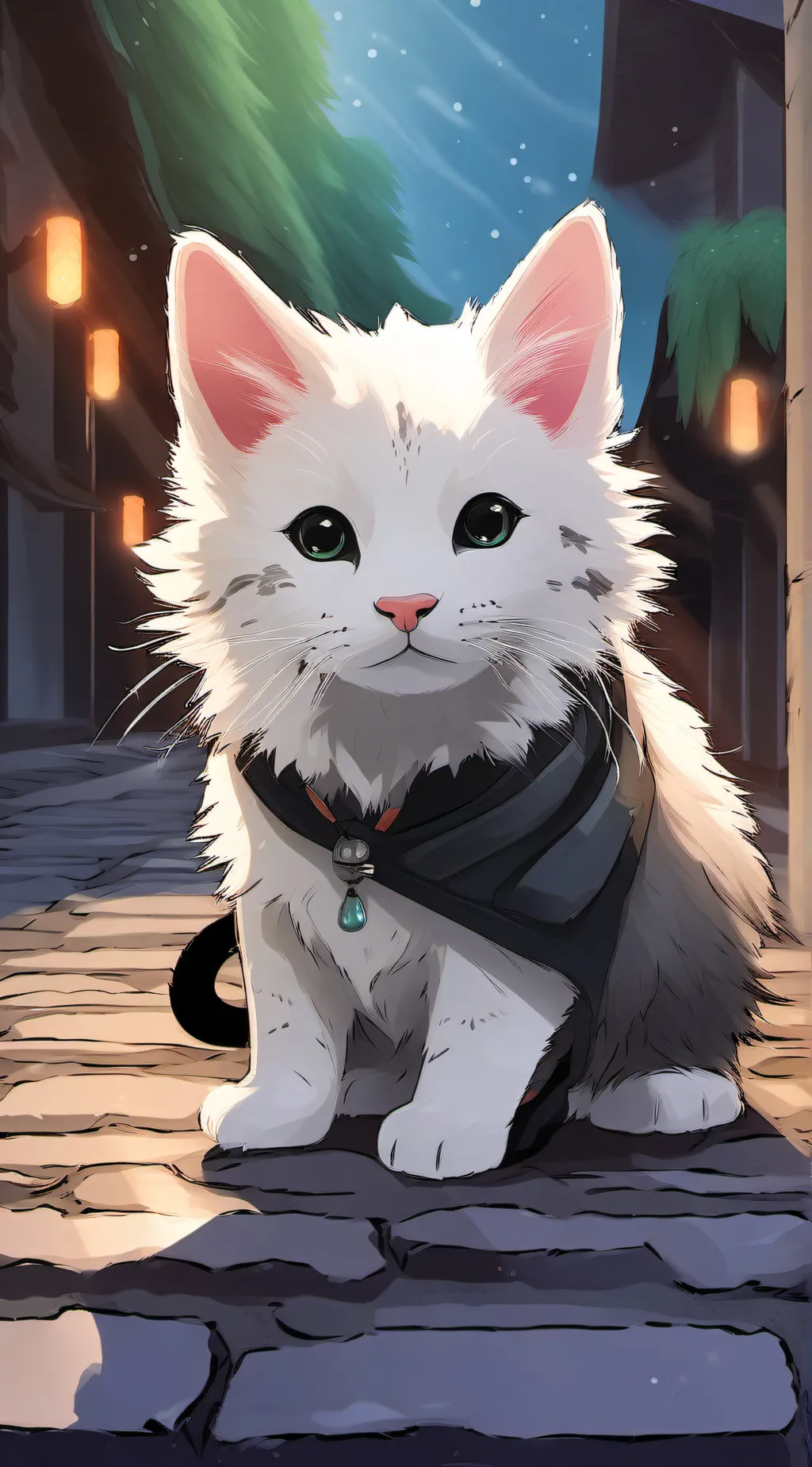 ai character: kittyo background