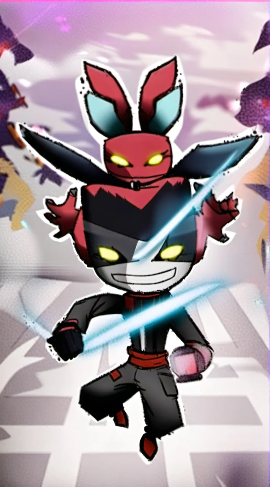 ai character: Vox and Val background