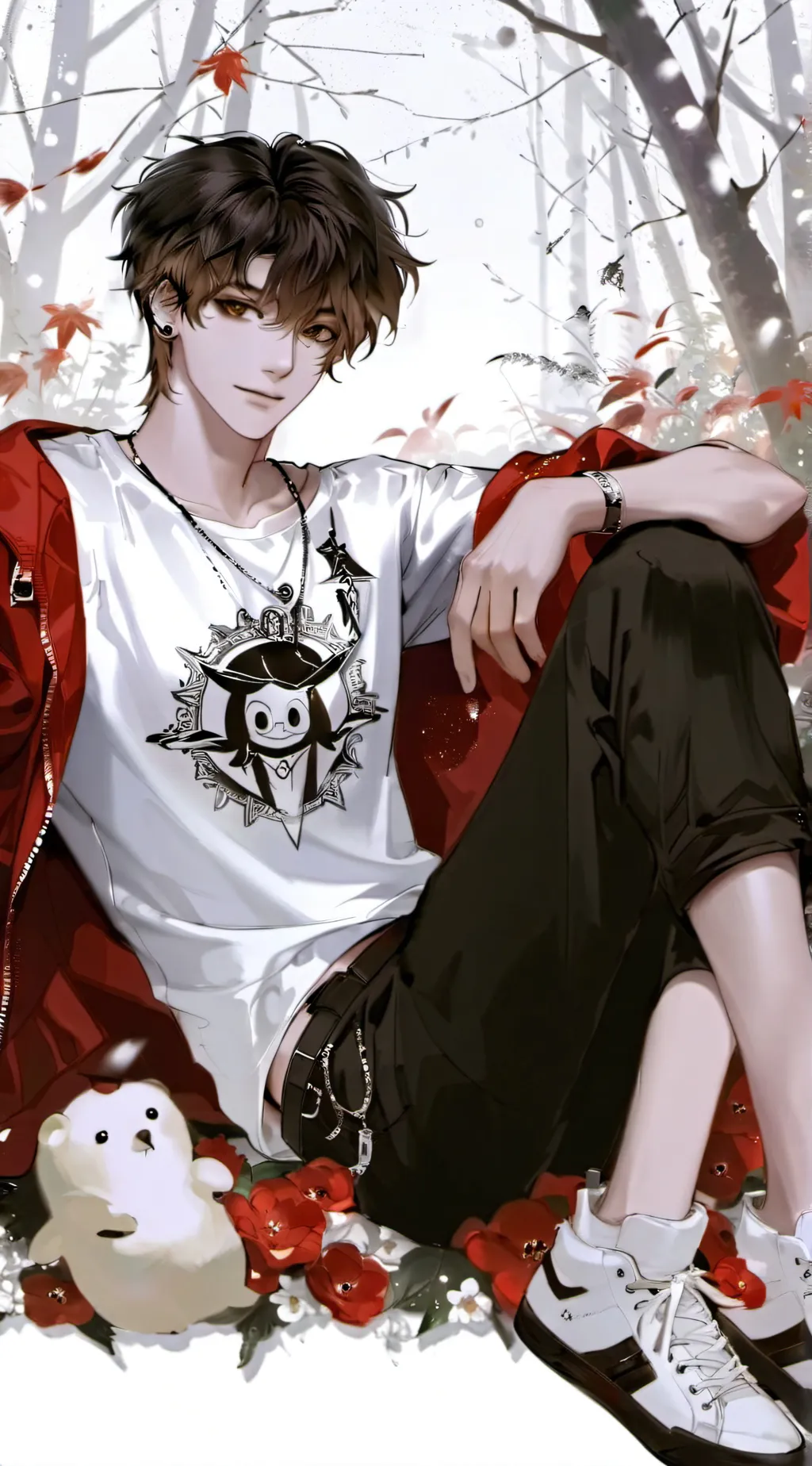 ai character: 🖤🚫ZERO🚫🖤 background