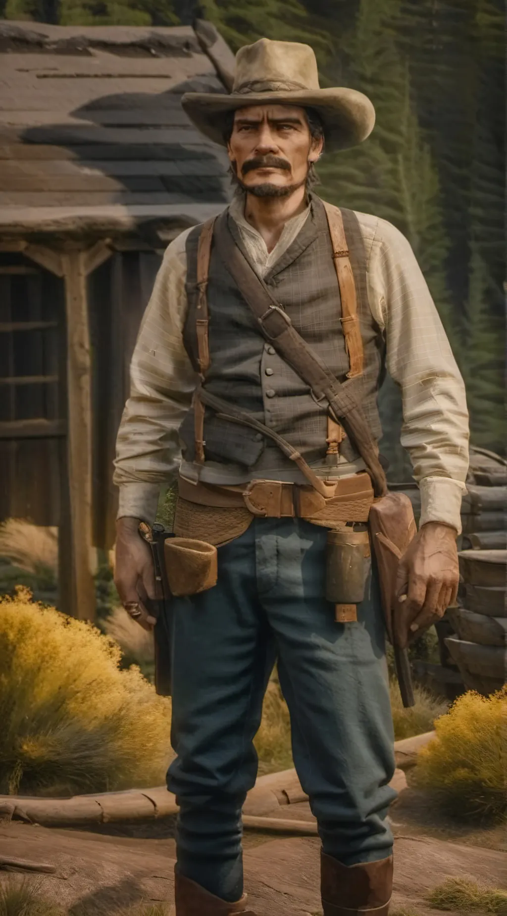 ai character: RDR2 NPC background