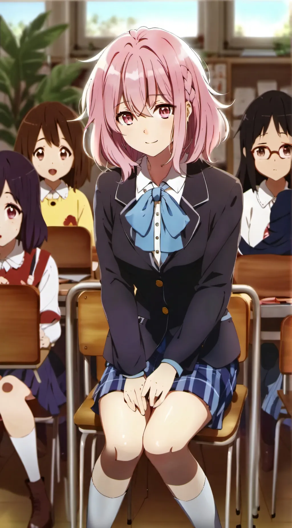 ai character: Classroom background