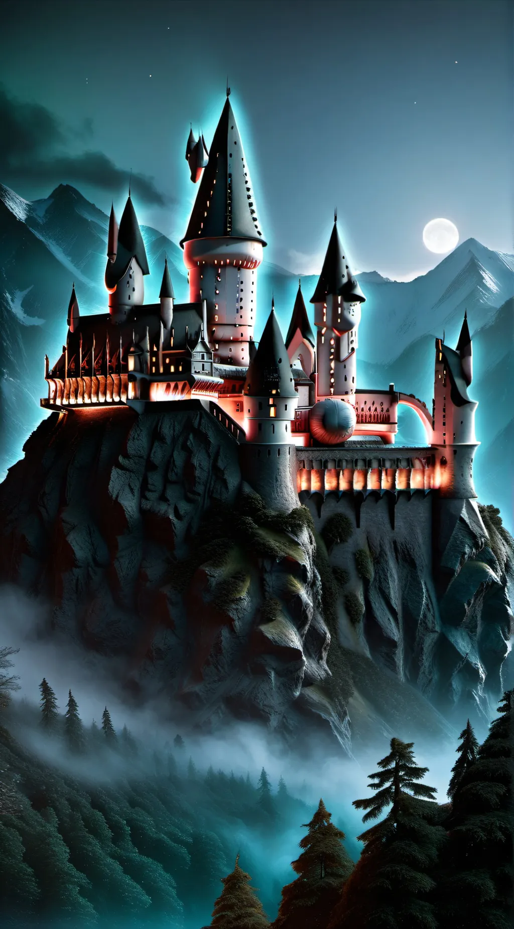 ai character: Hogwarts background