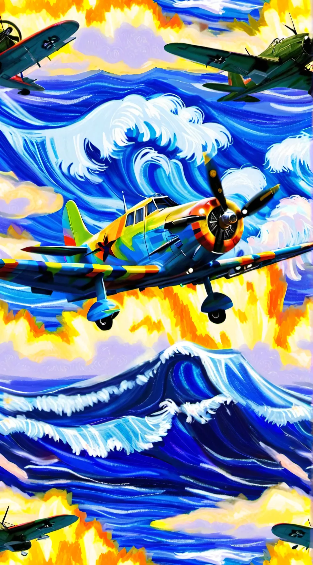 ai character: Planes 3!  background