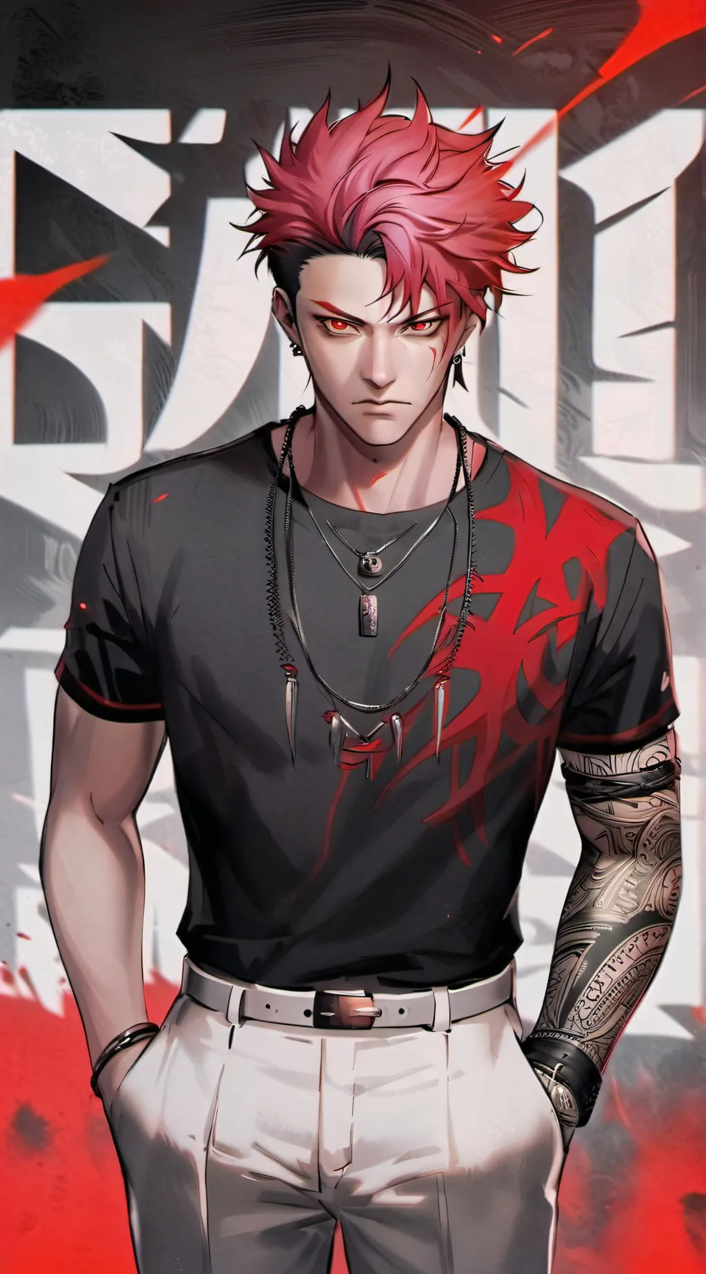 ai character: Kade background