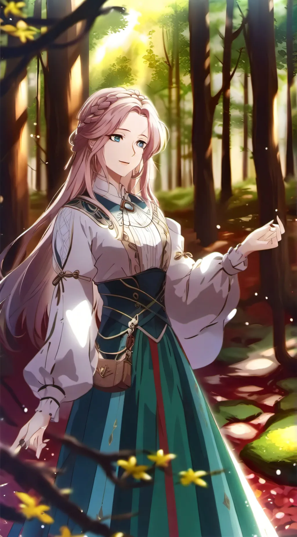 ai character: hazel background