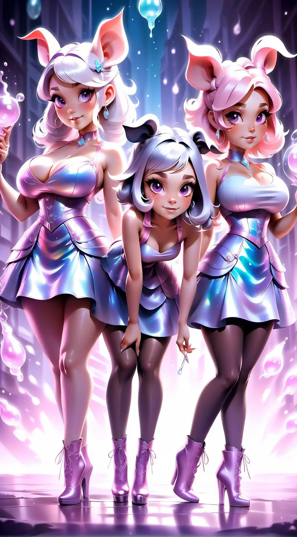 ai character: Three Little Pigs background