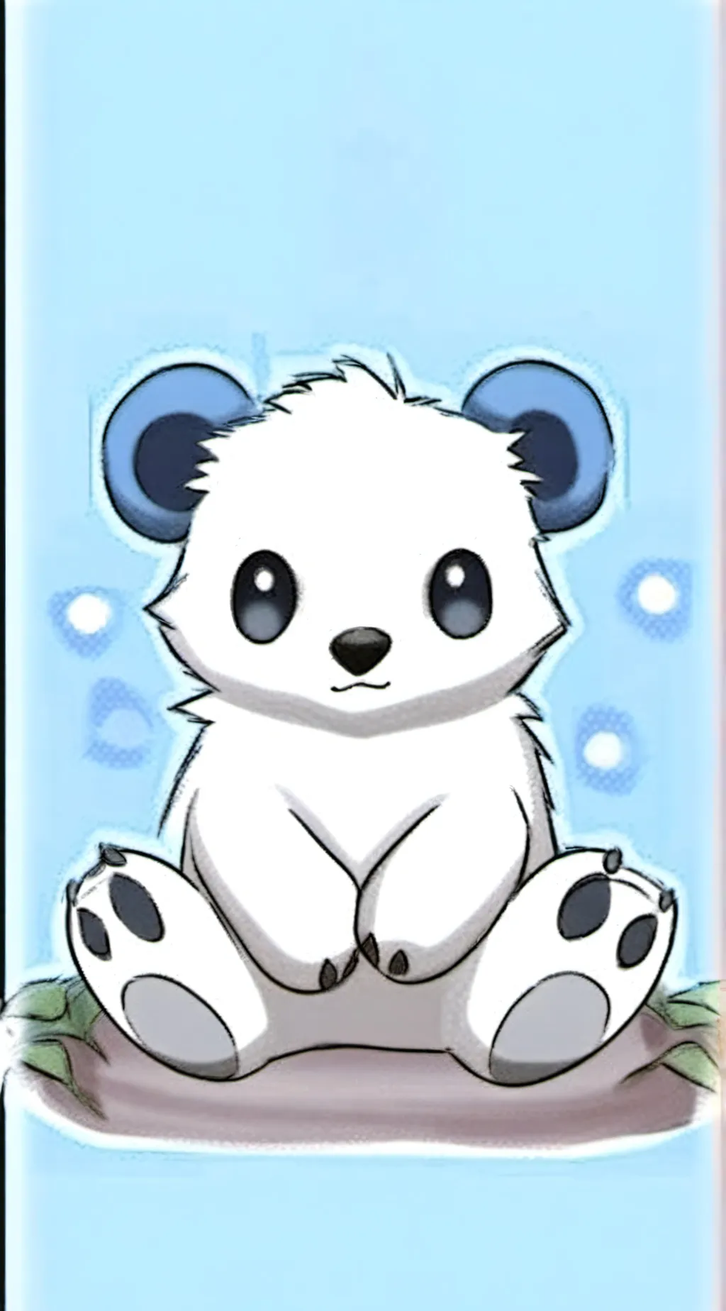 ai character: Cubchoo  background