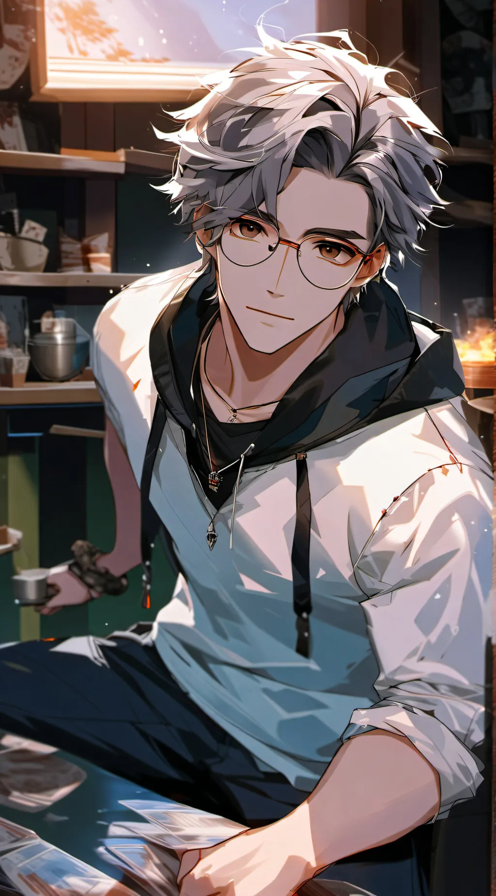ai character: xiao background