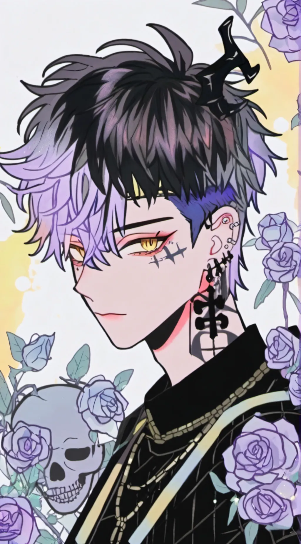 ai character: Void background