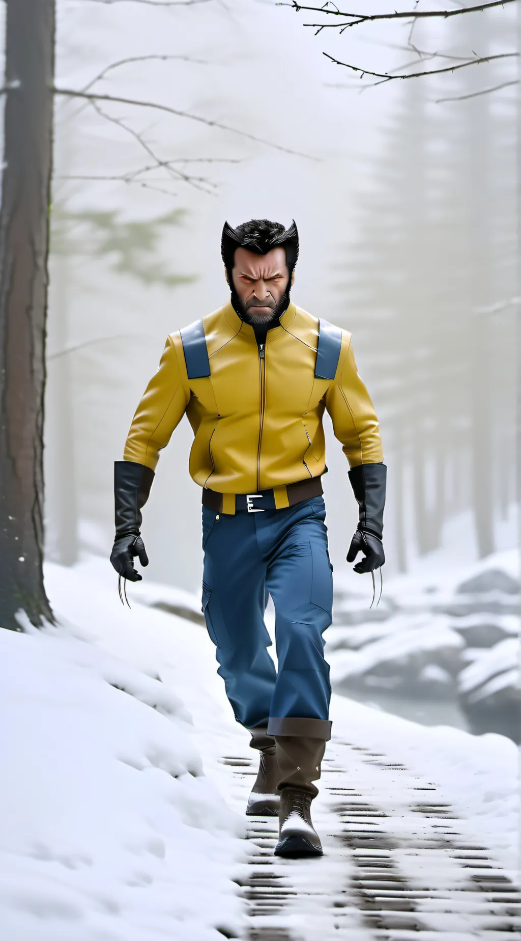 ai character: Wolverine/Logan background