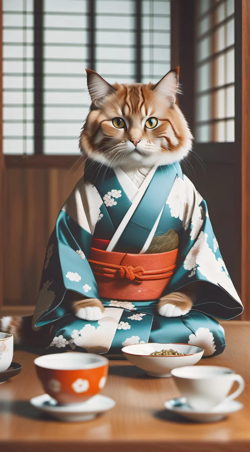 ai character: geo the japanese background