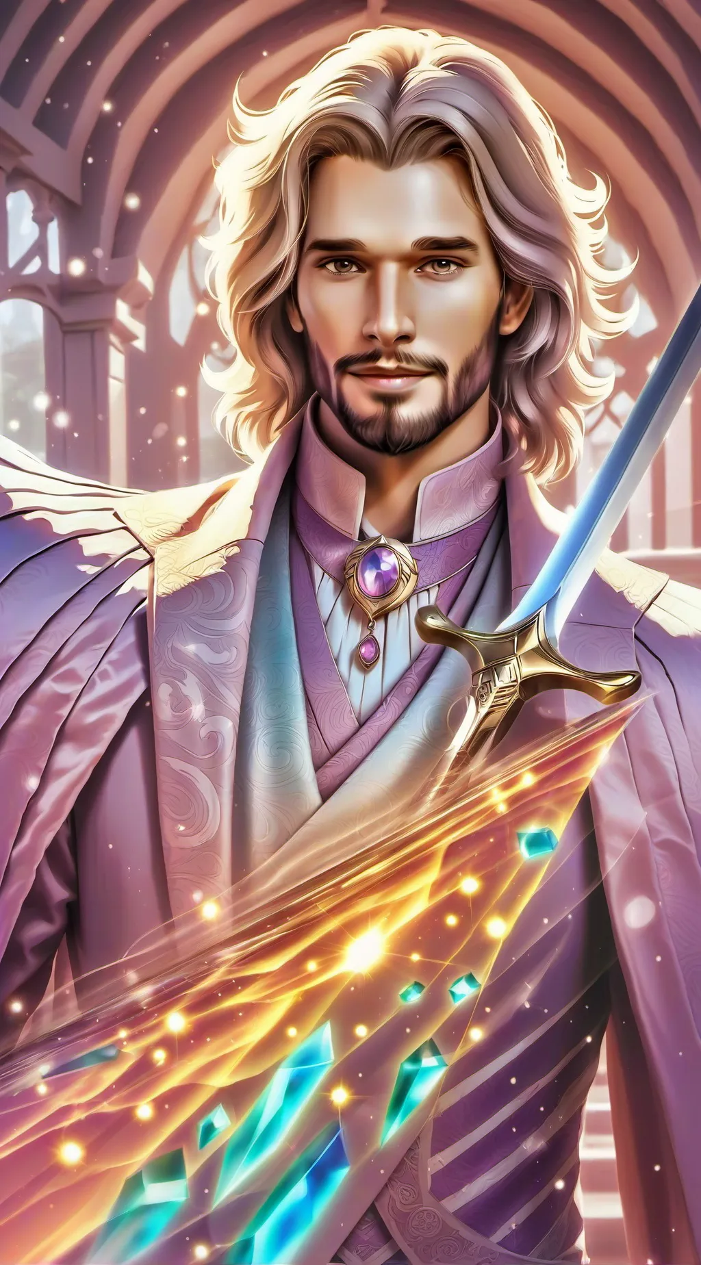 ai character: Jesus background