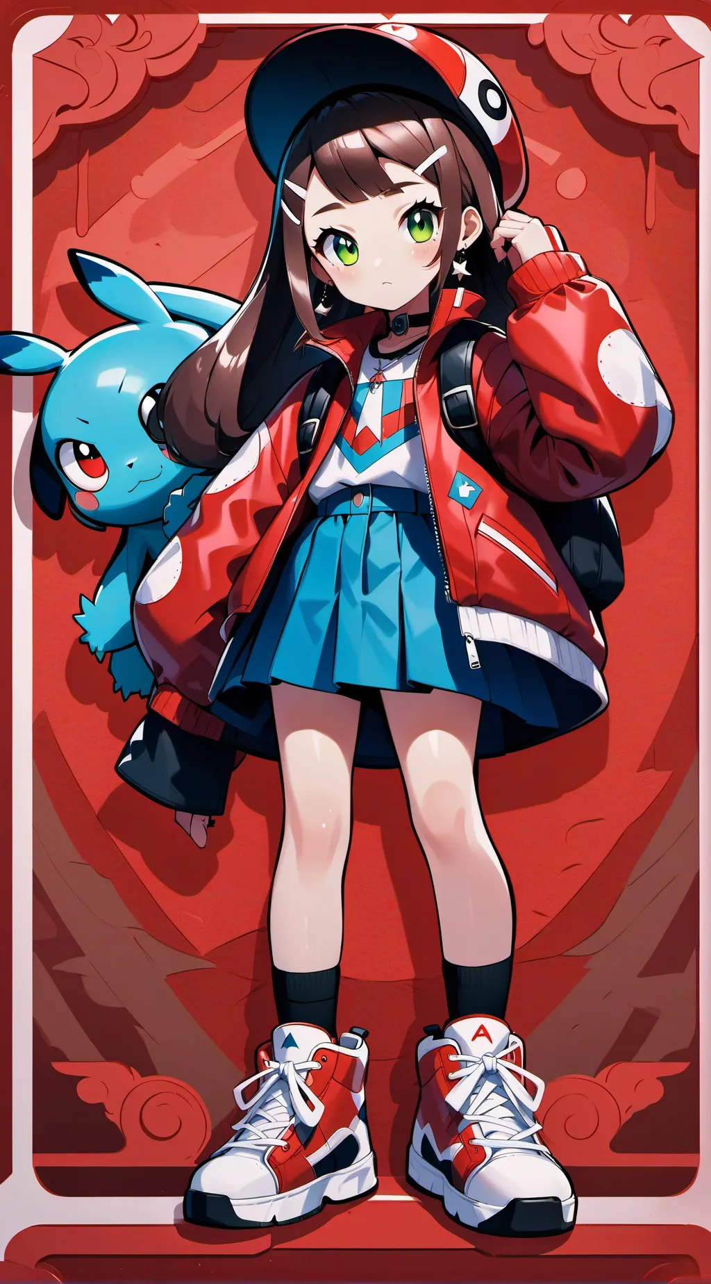 ai character: Just look at intro background
