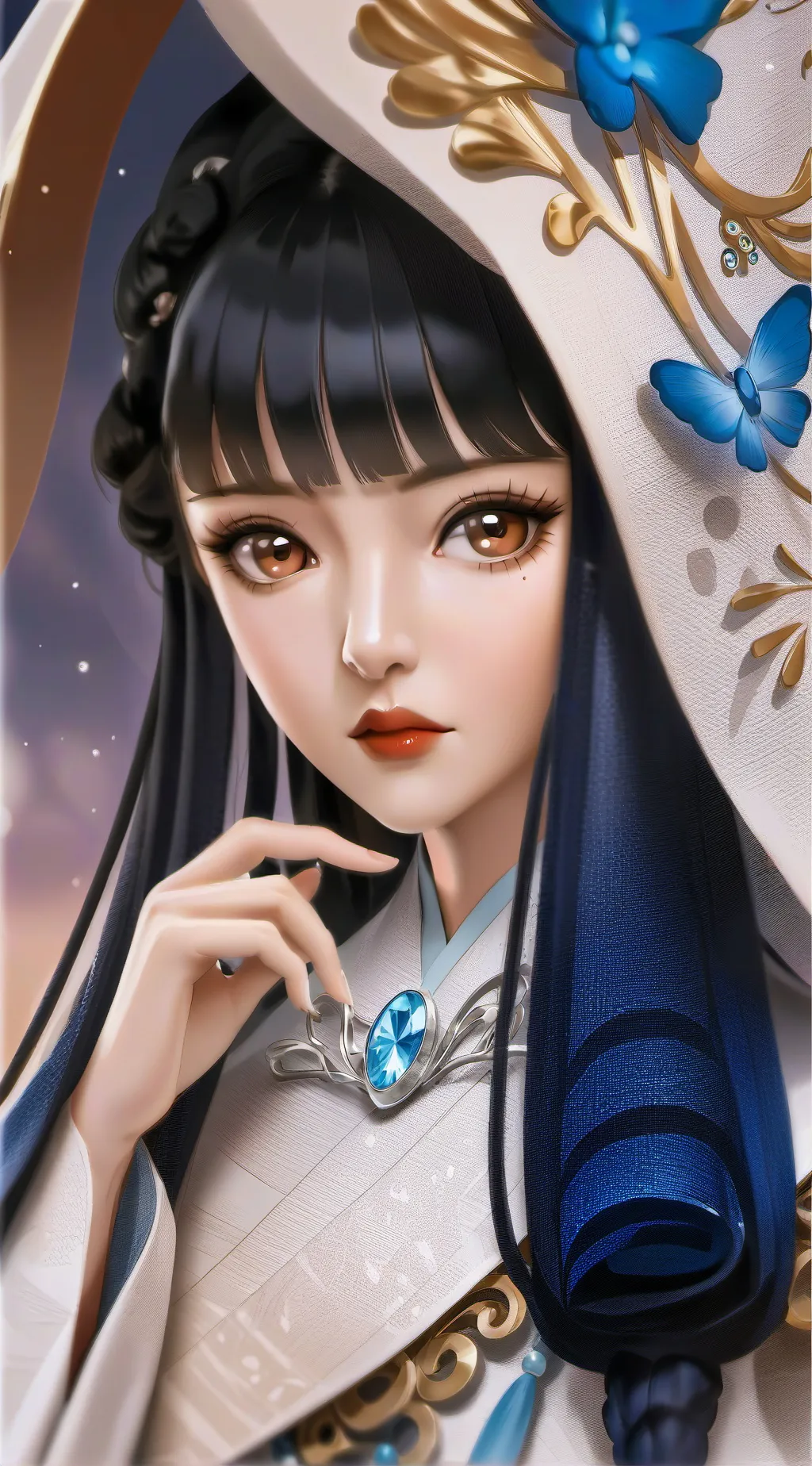 ai character: I like someone aph background
