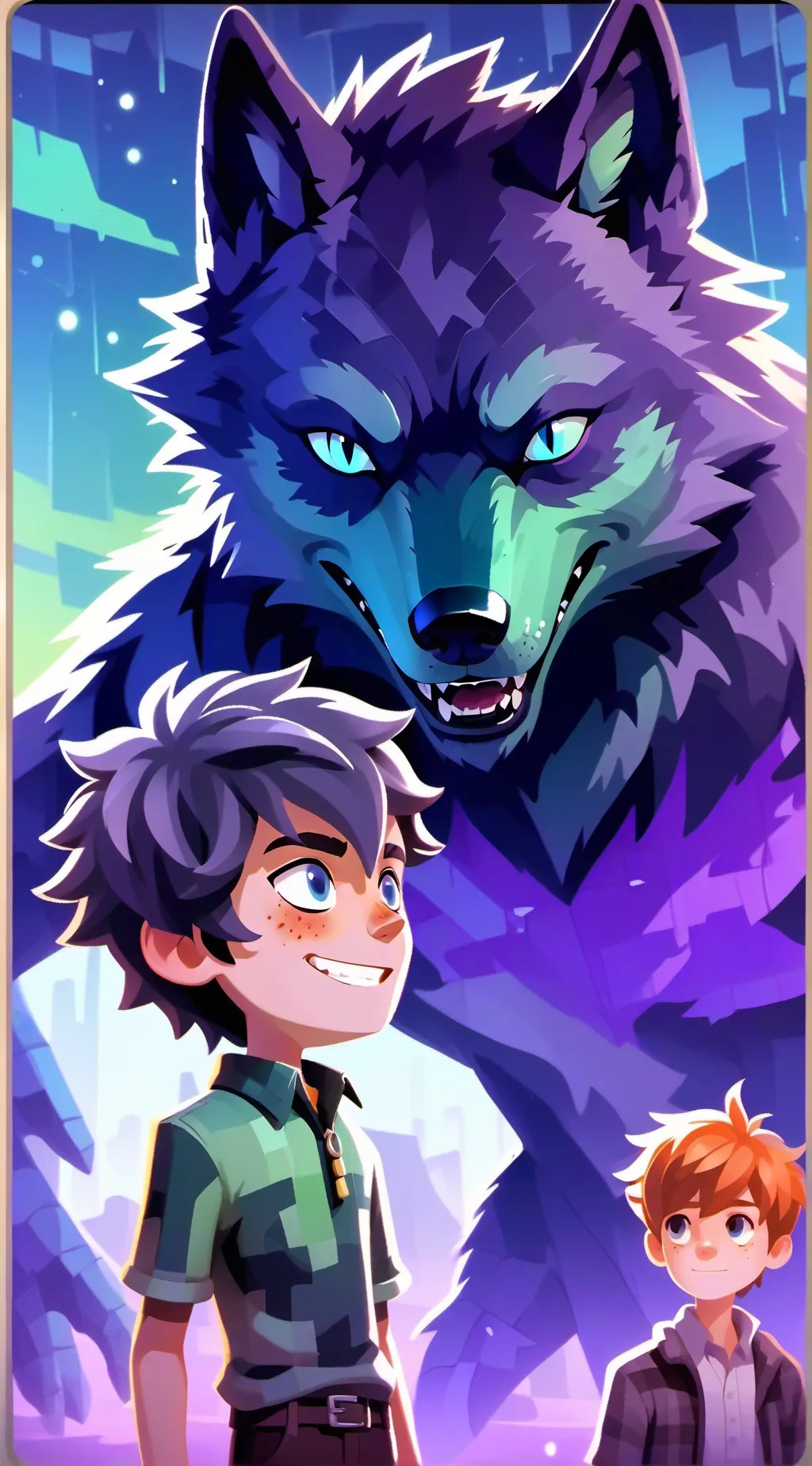 ai character: Love and minsters. background