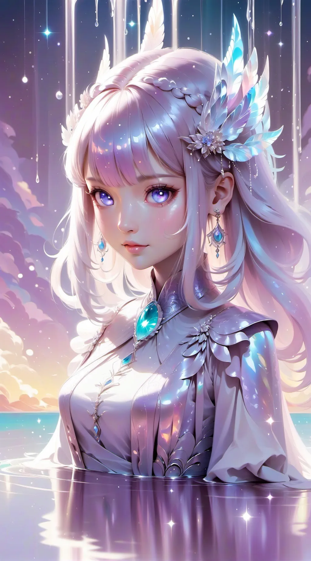 ai character: Smiling critters  background