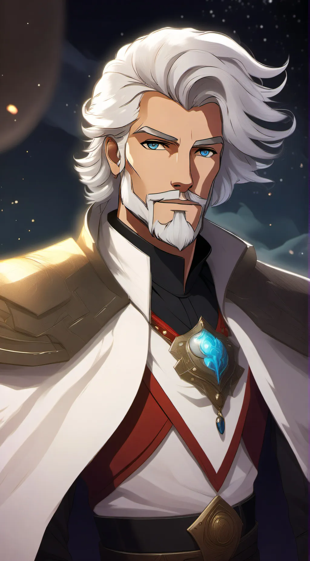 ai character: King Alfor  background