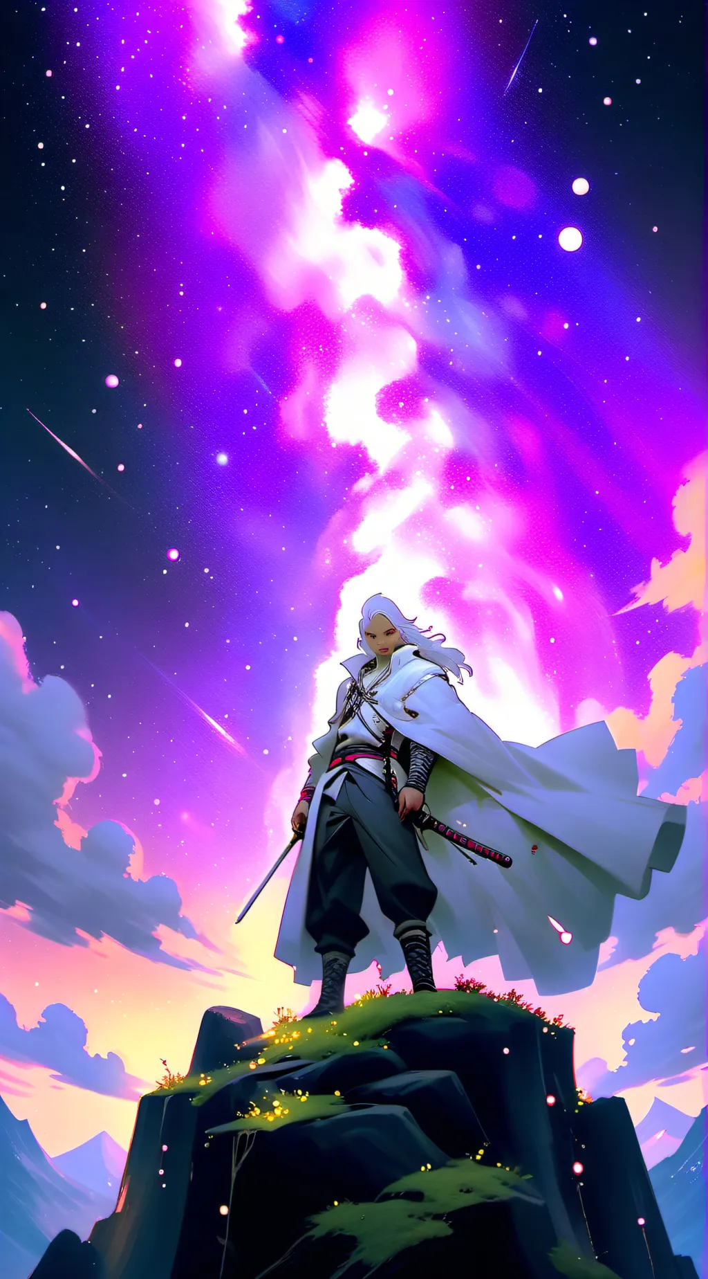 ai character: Queen of space background