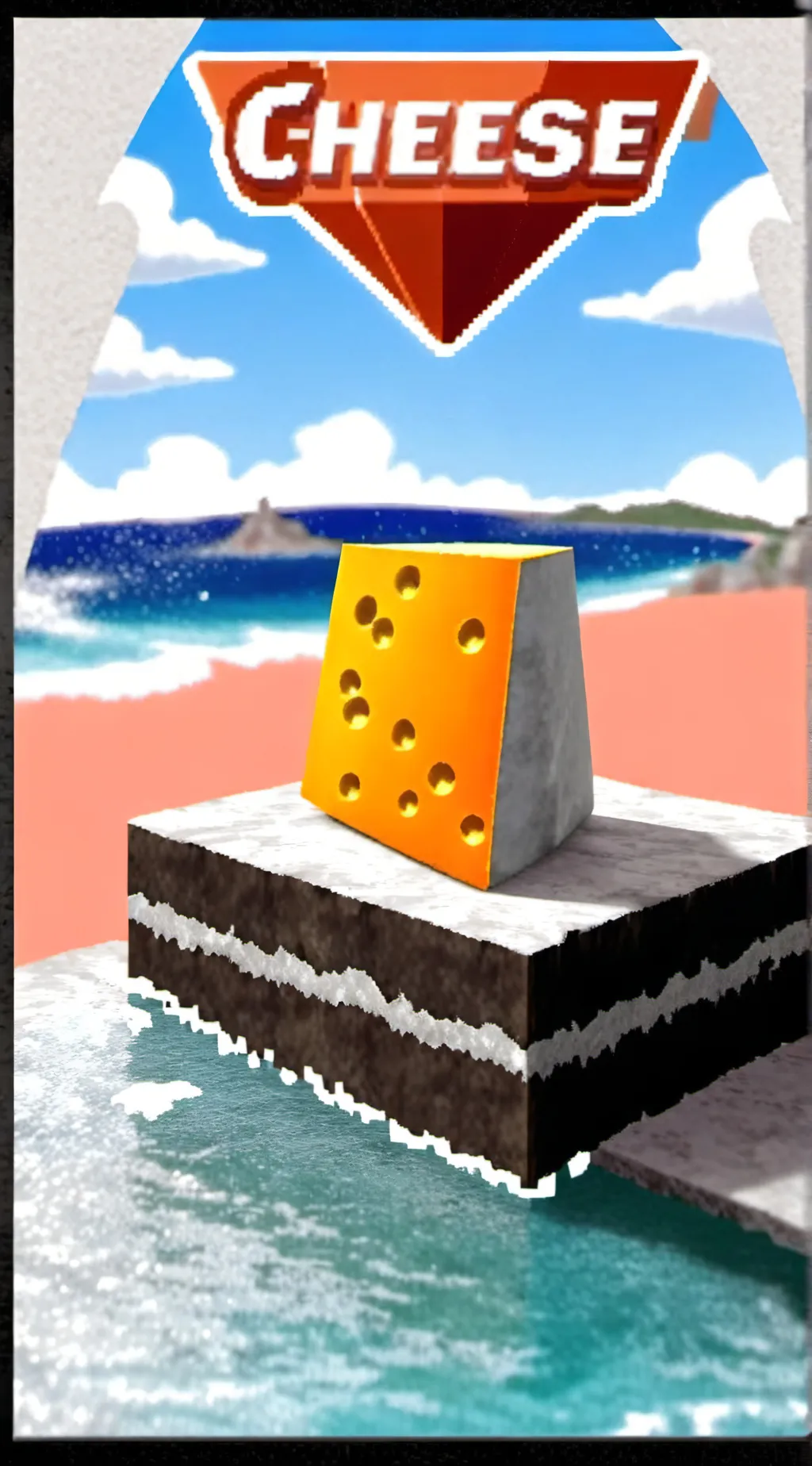 ai character: Cheese background