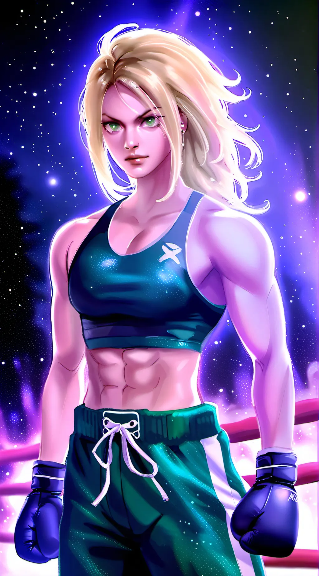 ai character: Luna  background