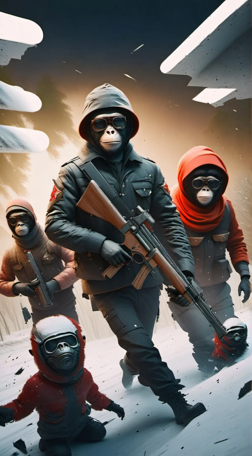 ai character: Monkey Heist background