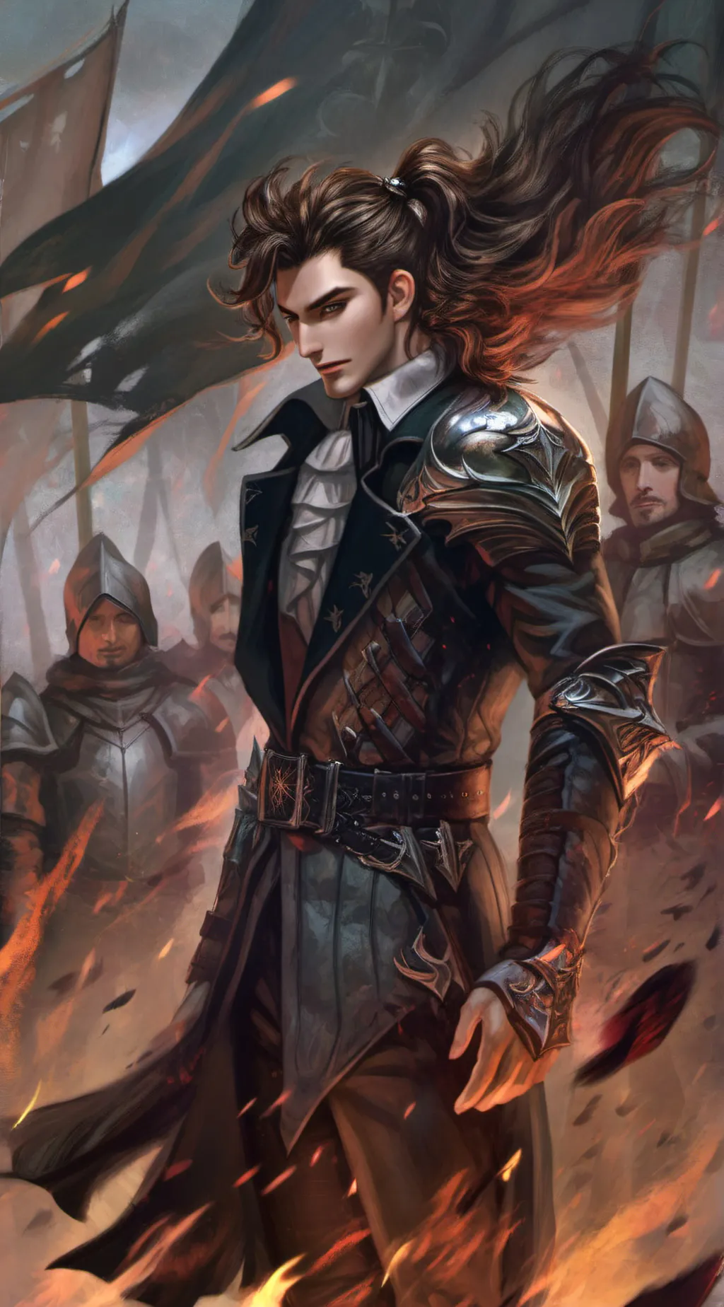 ai character: Wyatt Emberlight background