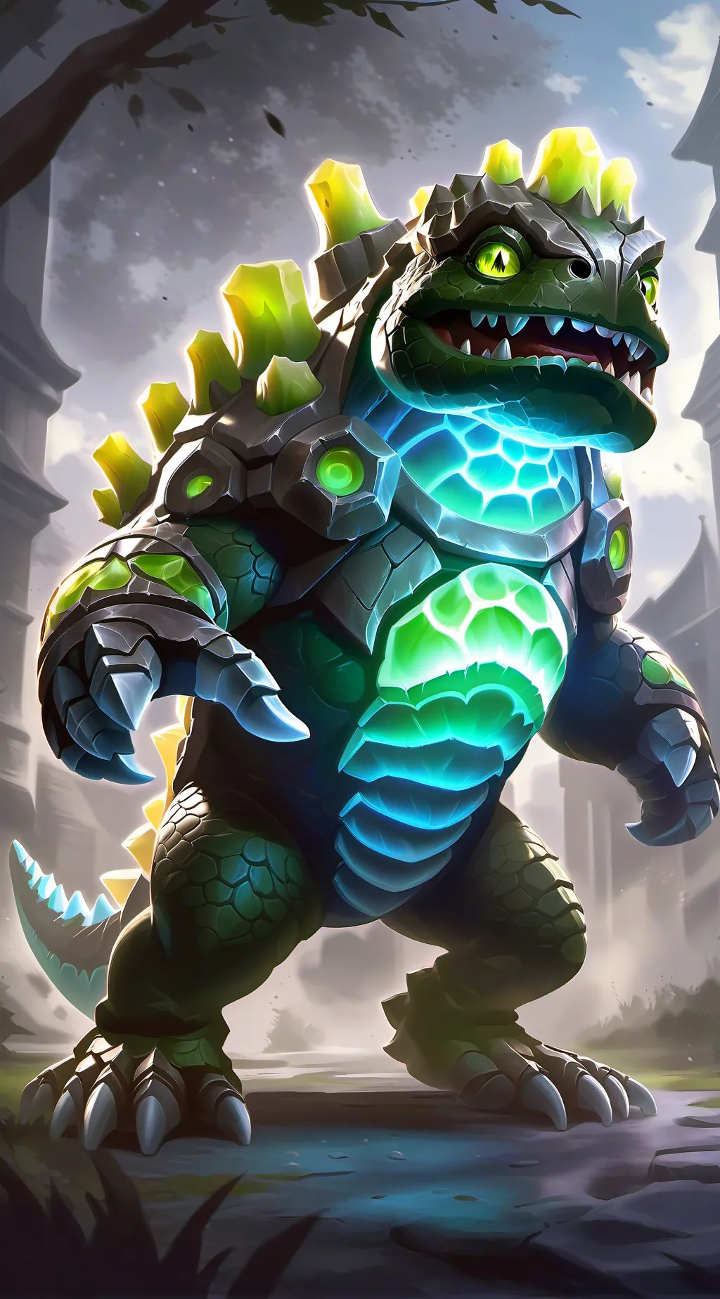 ai character: tremorzilla  background