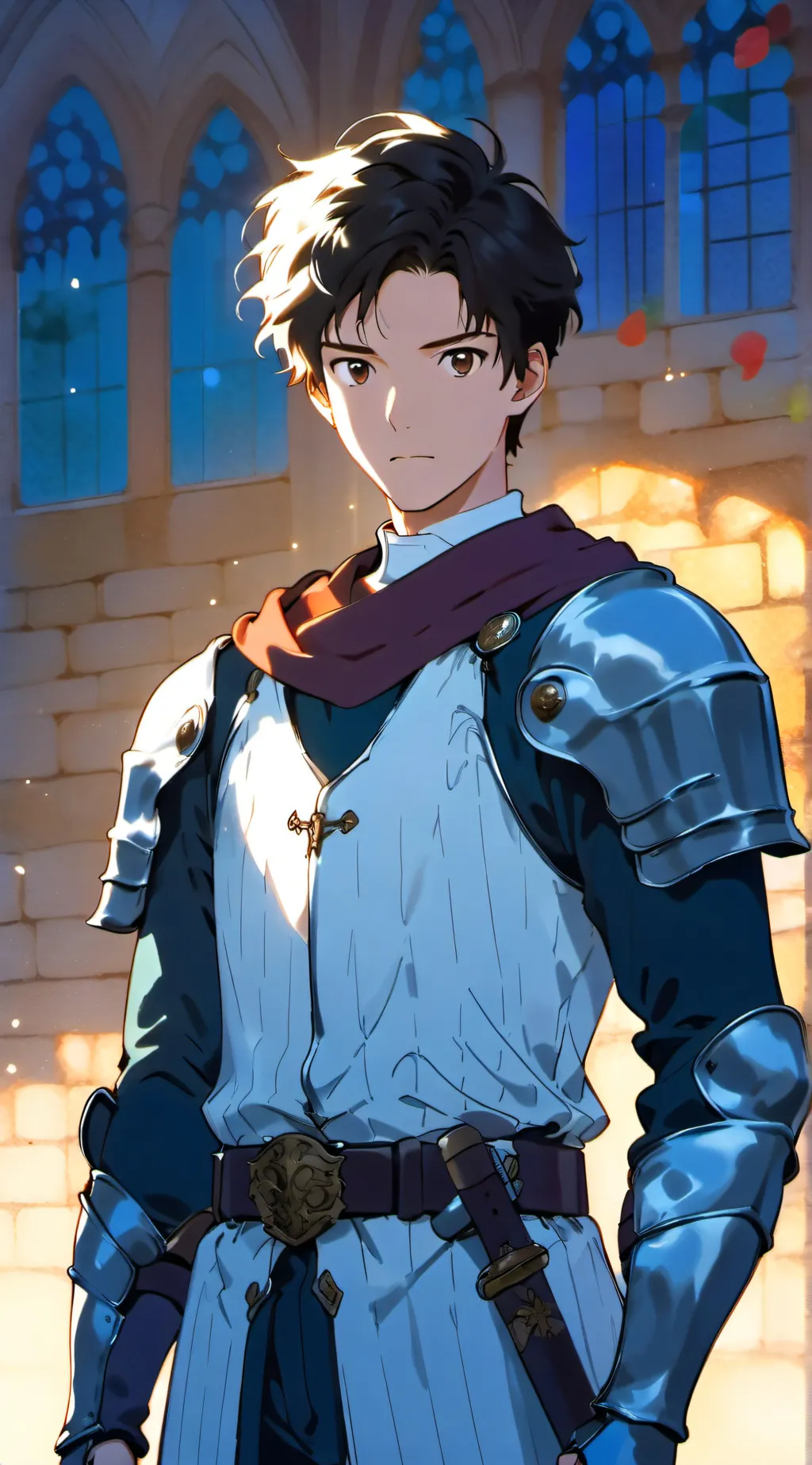 ai character: Arthur  background