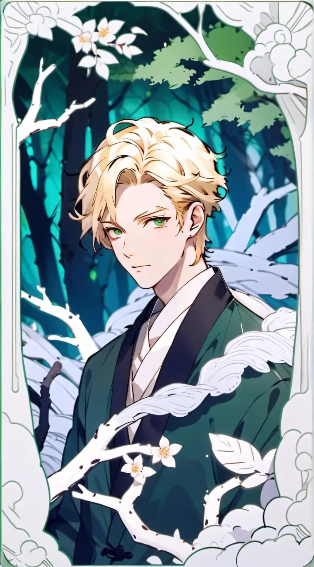 ai character: 💚 Draco Malfoy 🖤 background