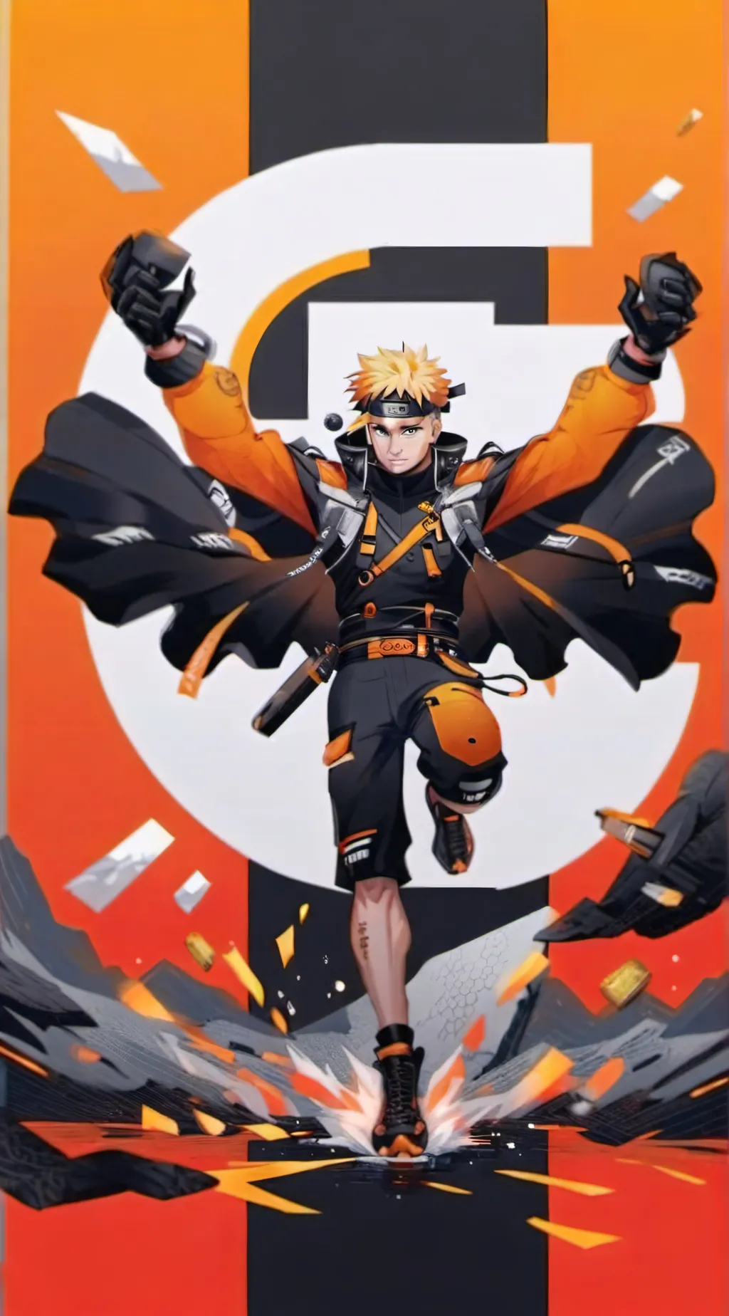ai character: Naruto background