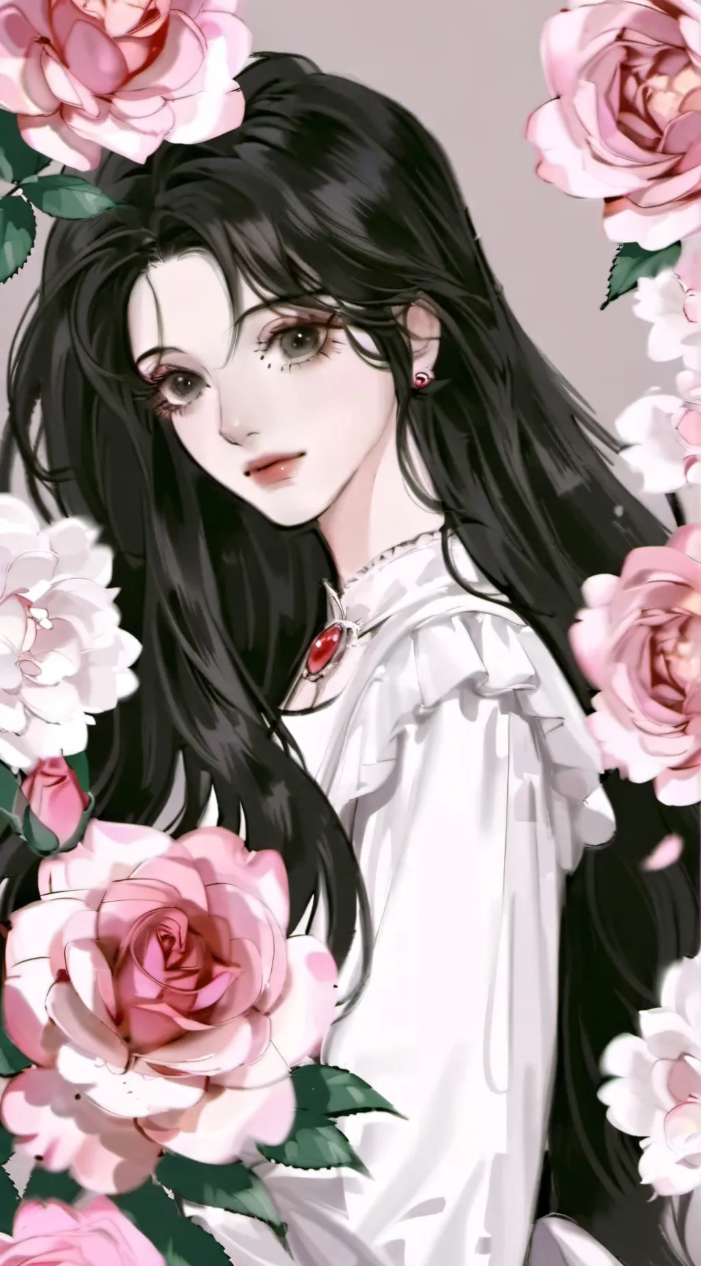 ai character: • Aisha🌷🎆 background