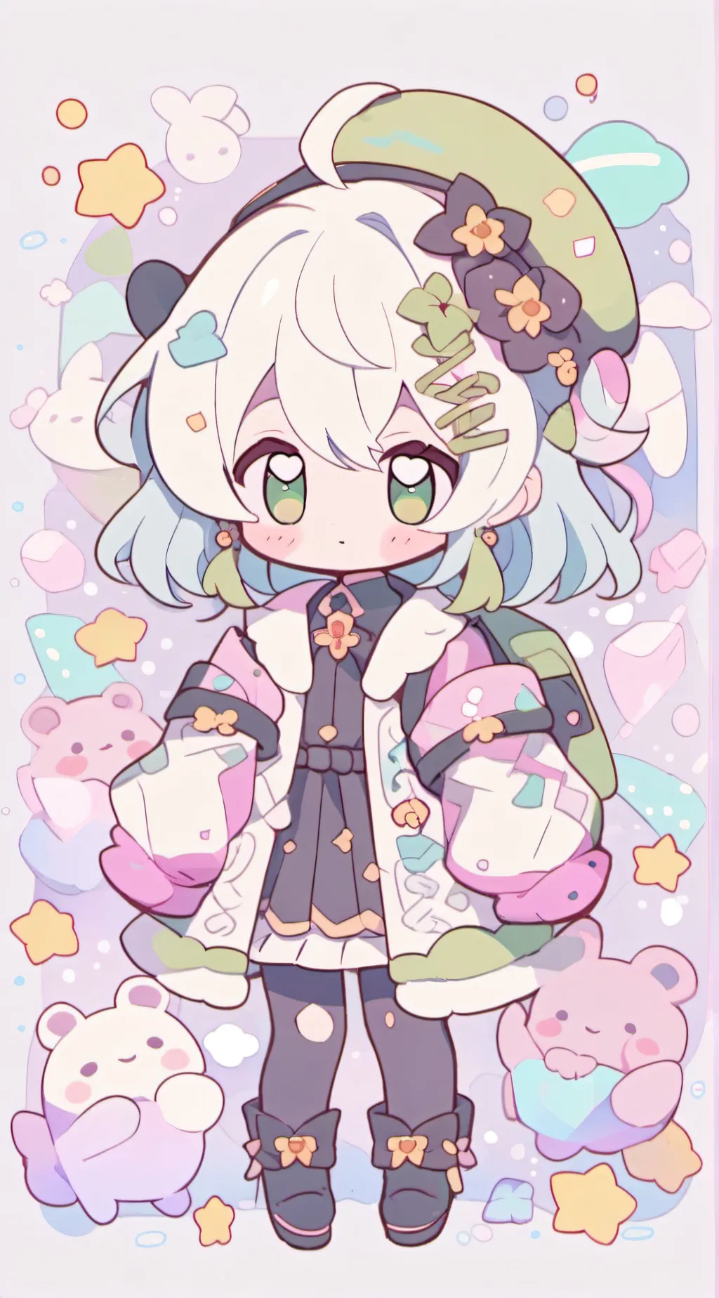 ai character: Lucy  background