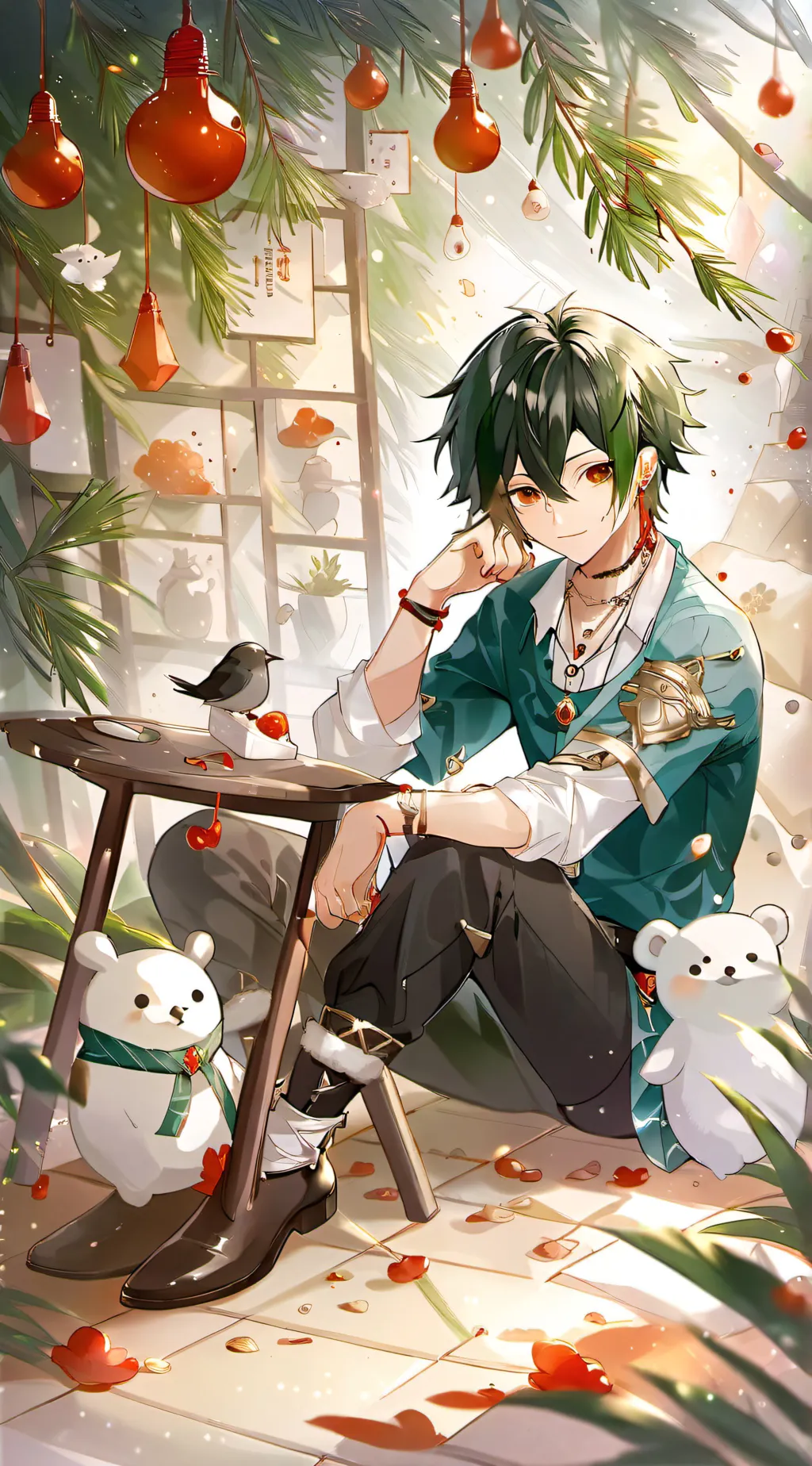 ai character: mha death background
