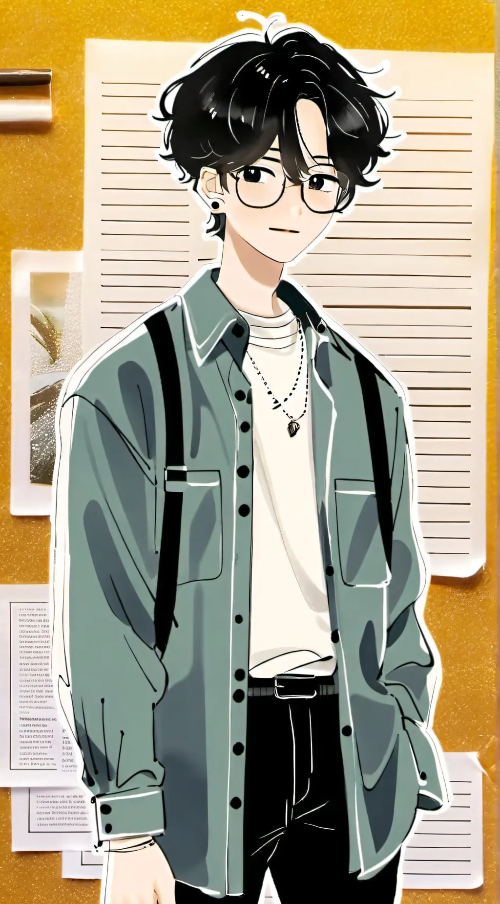 ai character: Marcello  background