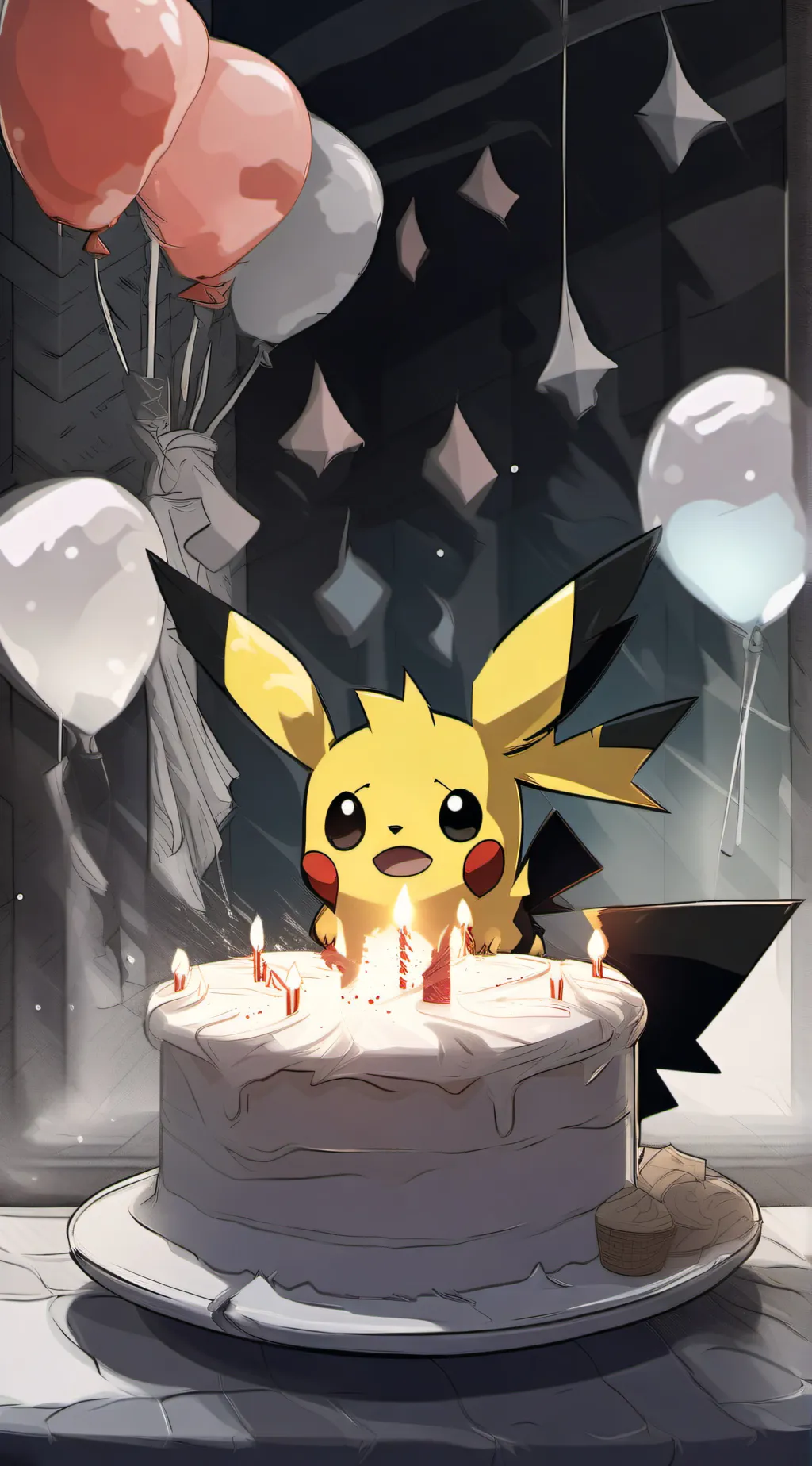 ai character: Pichu background