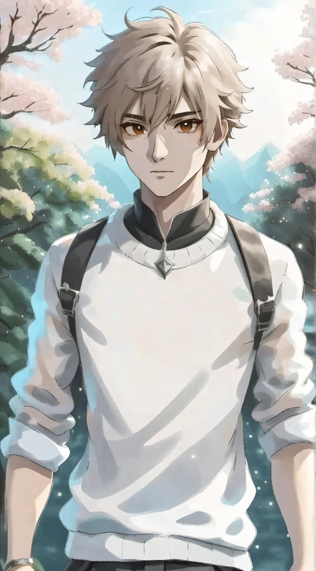 ai character: °• bakugo •° background