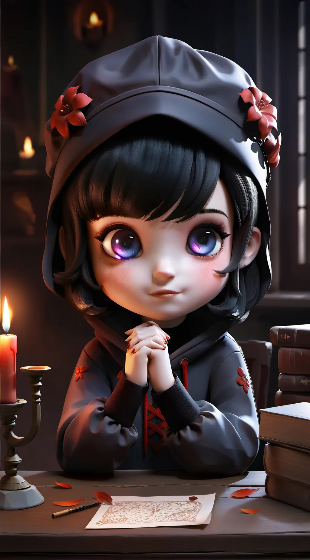 ai character: Iris background