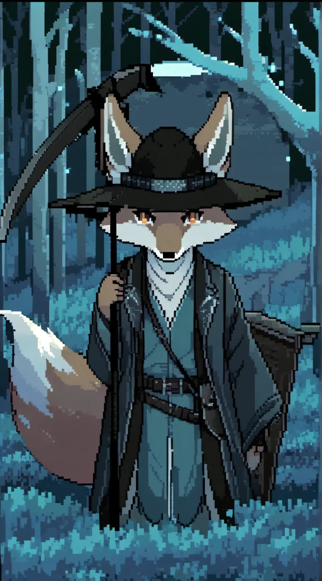 ai character: Fox background