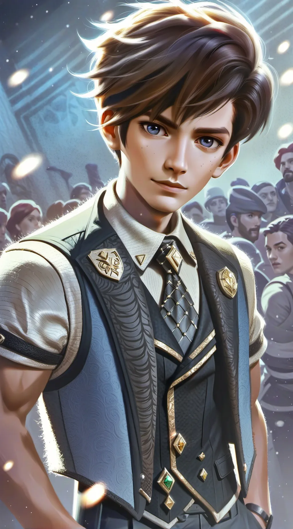 ai character: mattheo riddle  background