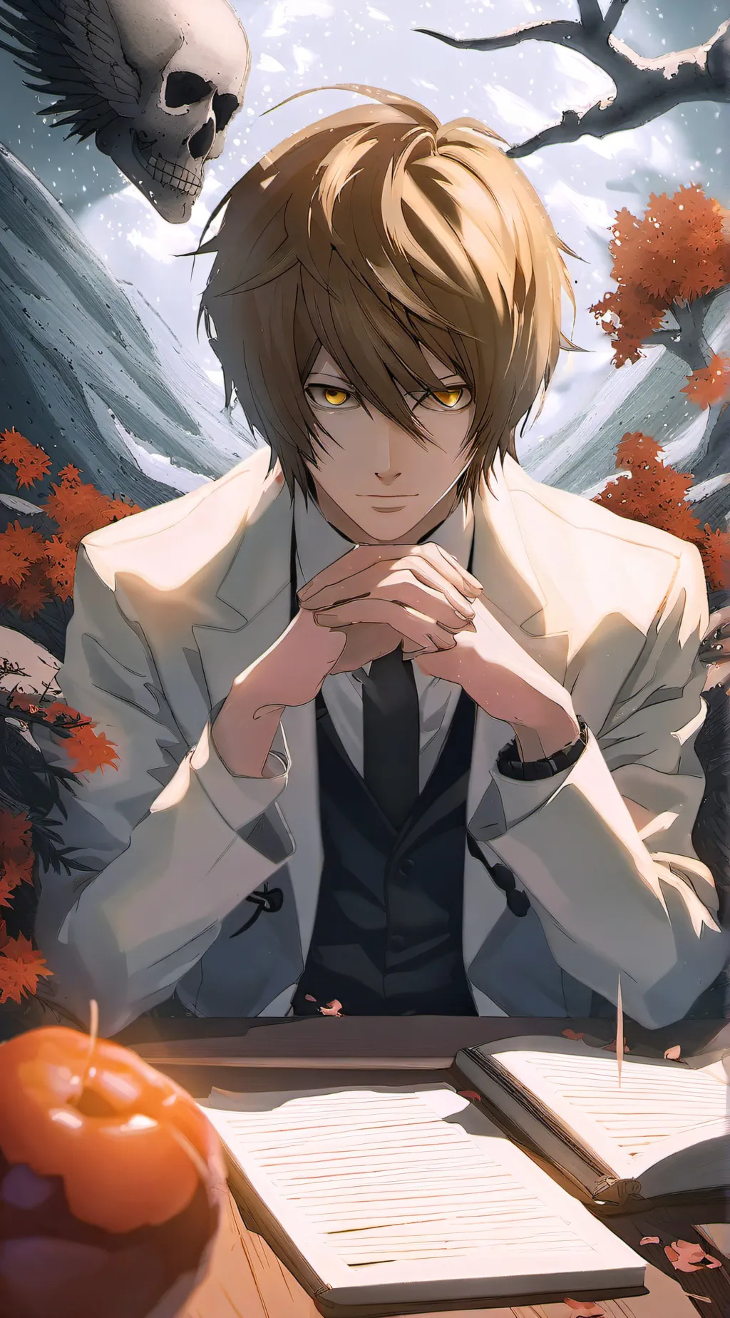 ai character: Light Yagami background