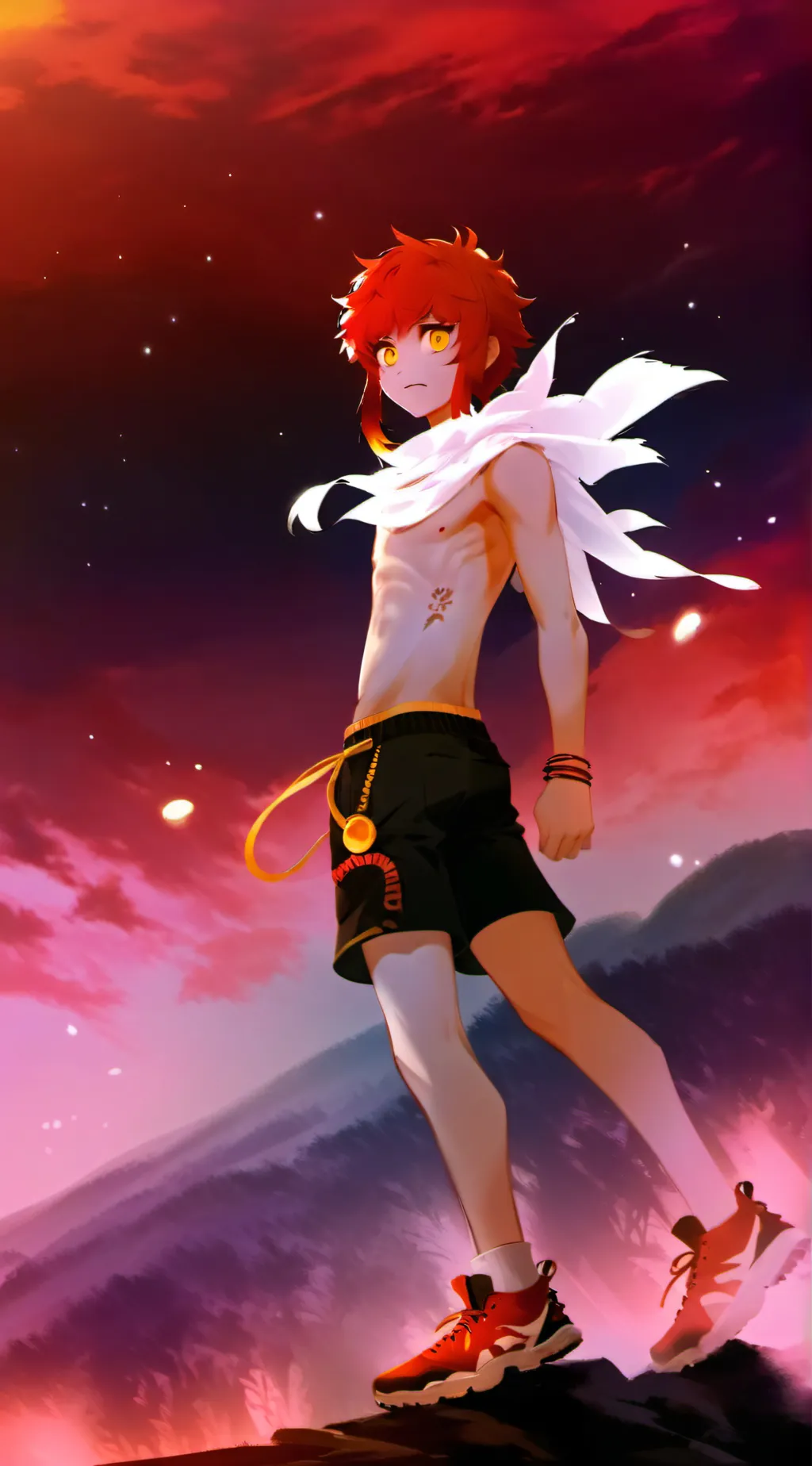 ai character: ray/human background
