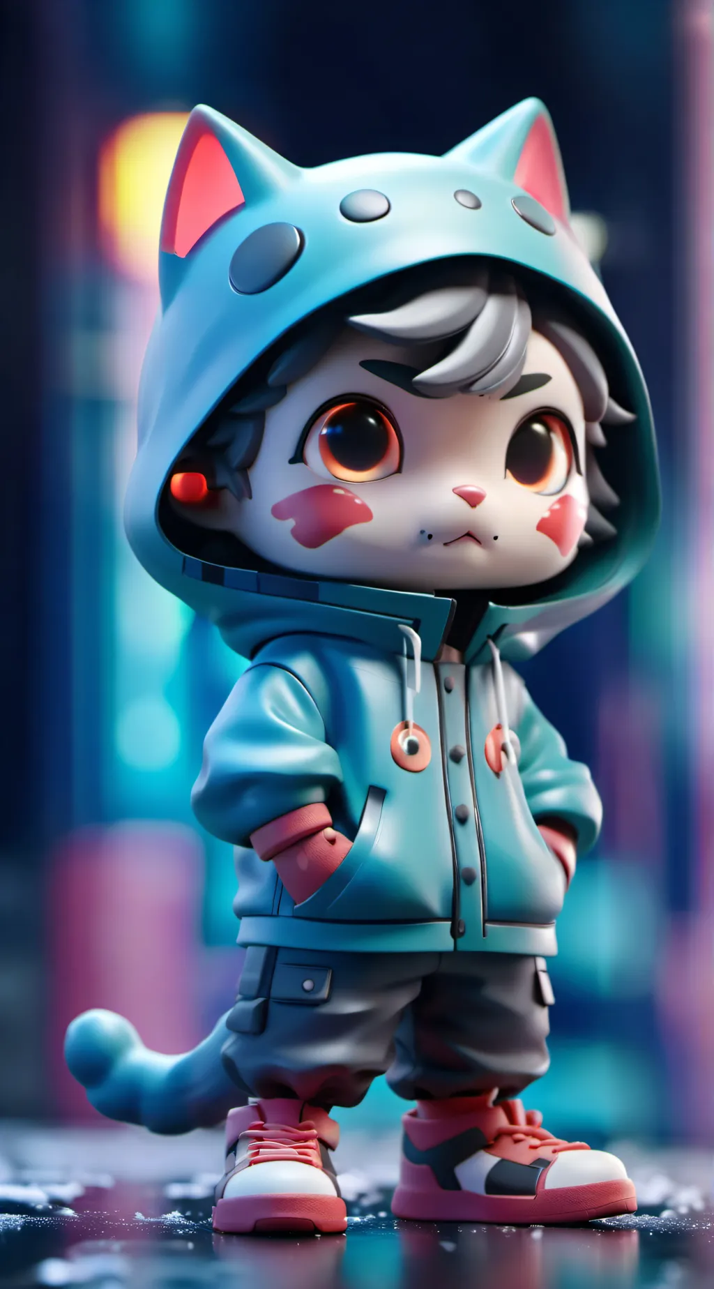 ai character: cat background