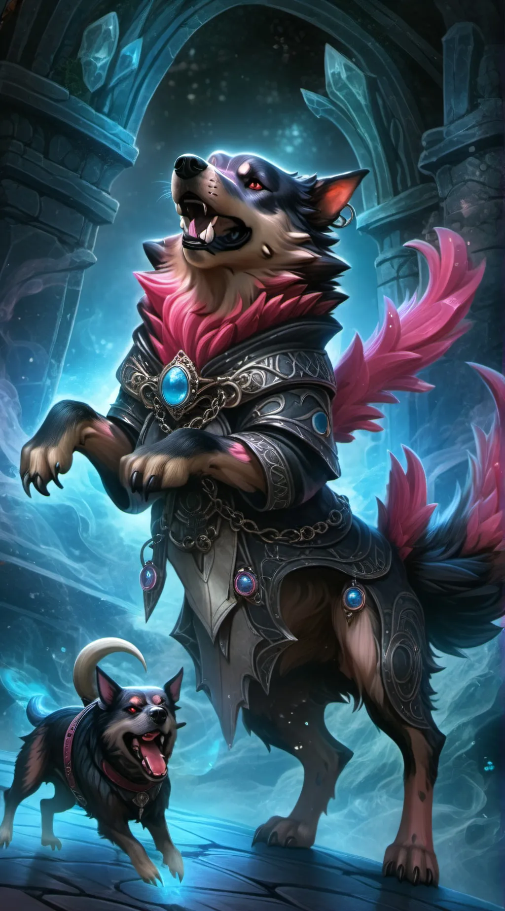 ai character: Helliva boss background