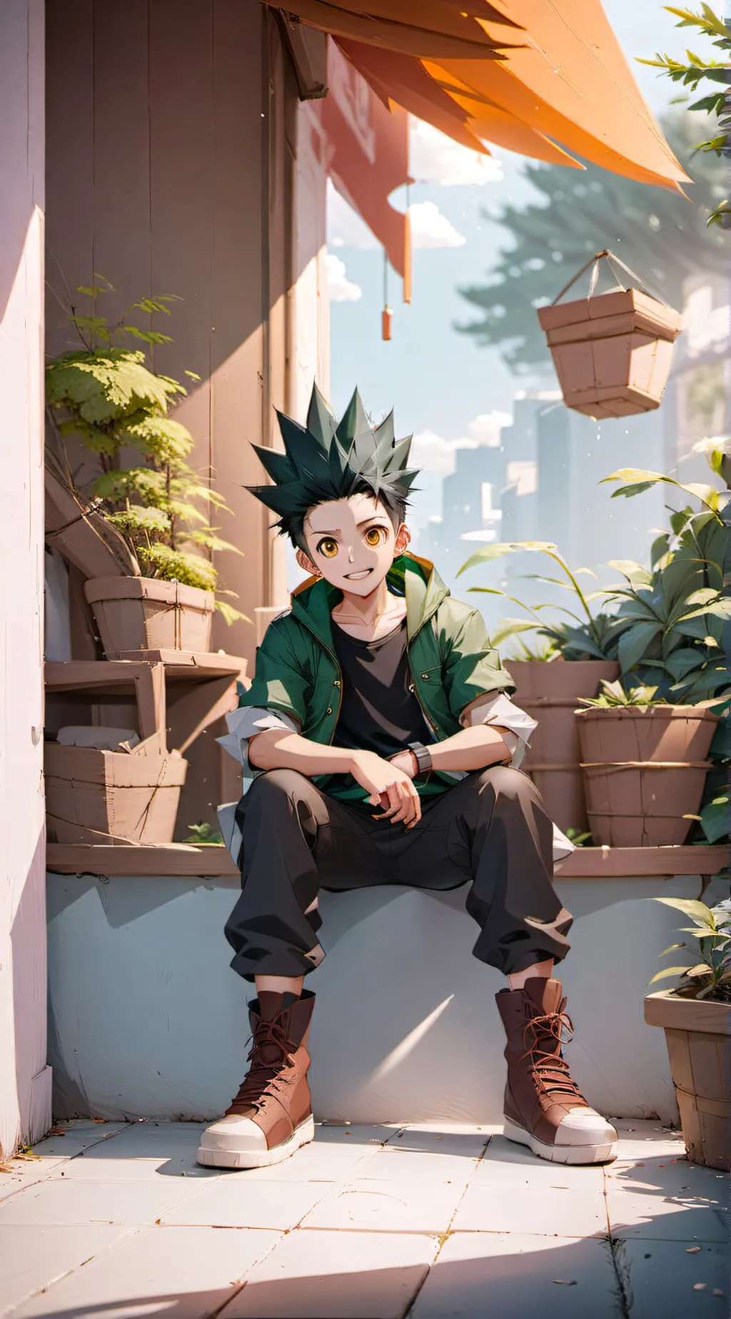 ai character: Gon Freecs background