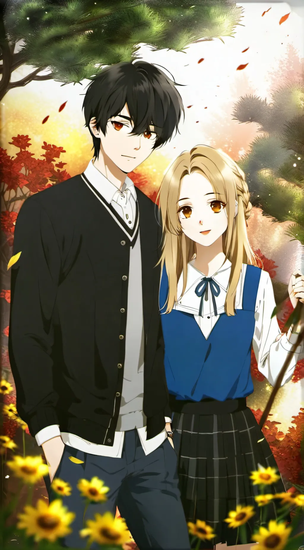 ai character: Mike and ZIZZY background