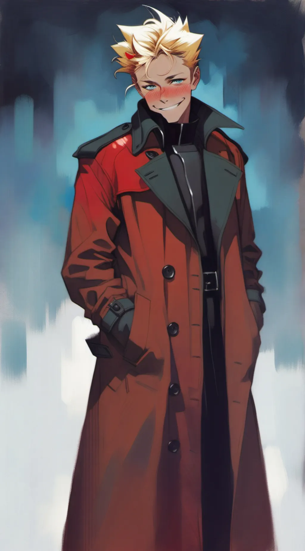ai character: vash isekai  background