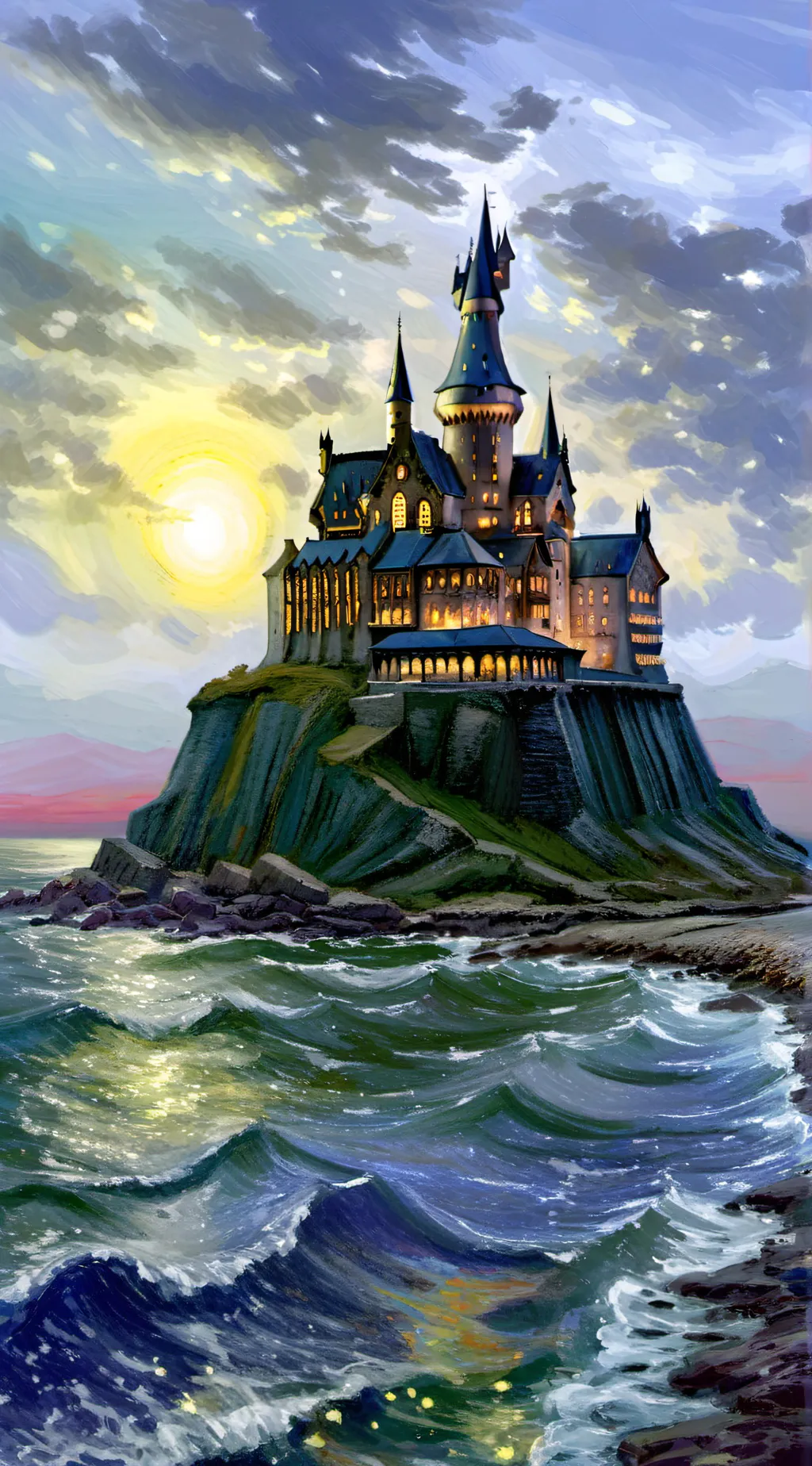 ai character: HOGWARTS background